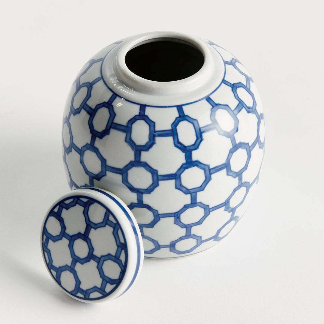 BARCLAY BUTERA DYNASTY LINK LIDDED JAR