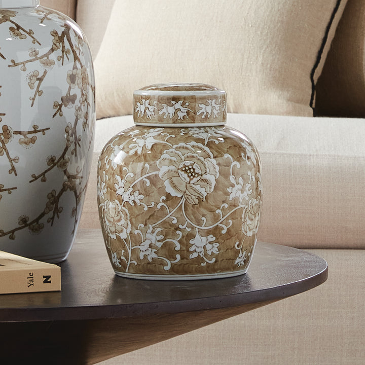 PROVINCE LOTUS LIDDED JAR