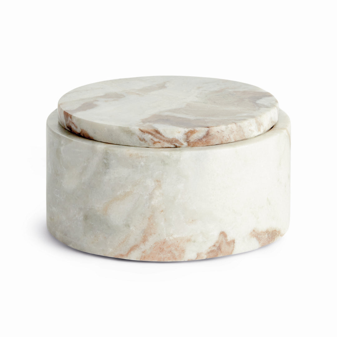 JAQUELINE ROUND LIDDED BOX WIDE