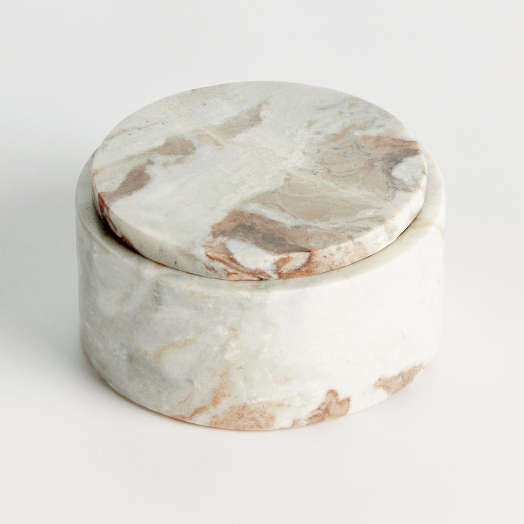 JAQUELINE ROUND LIDDED BOX WIDE