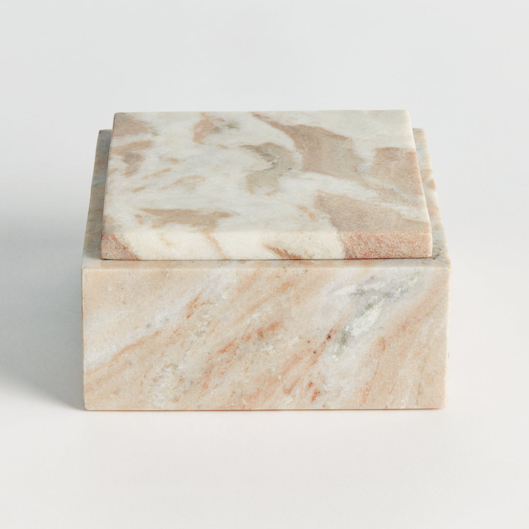 JAQUELINE SQUARE LIDDED BOX WIDE