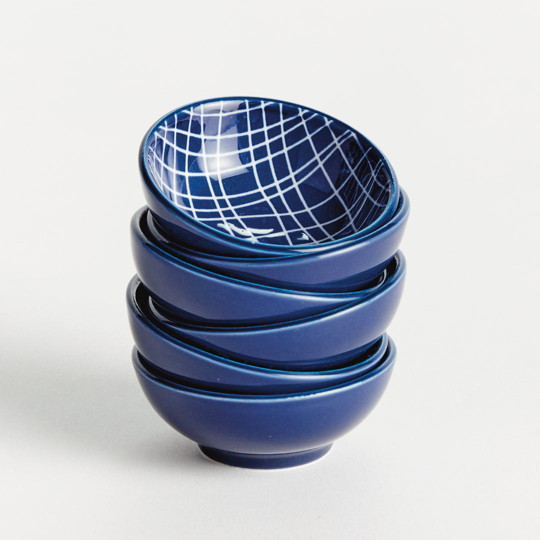 STRIA WEAVES DIP BOWLS, SET OF 6