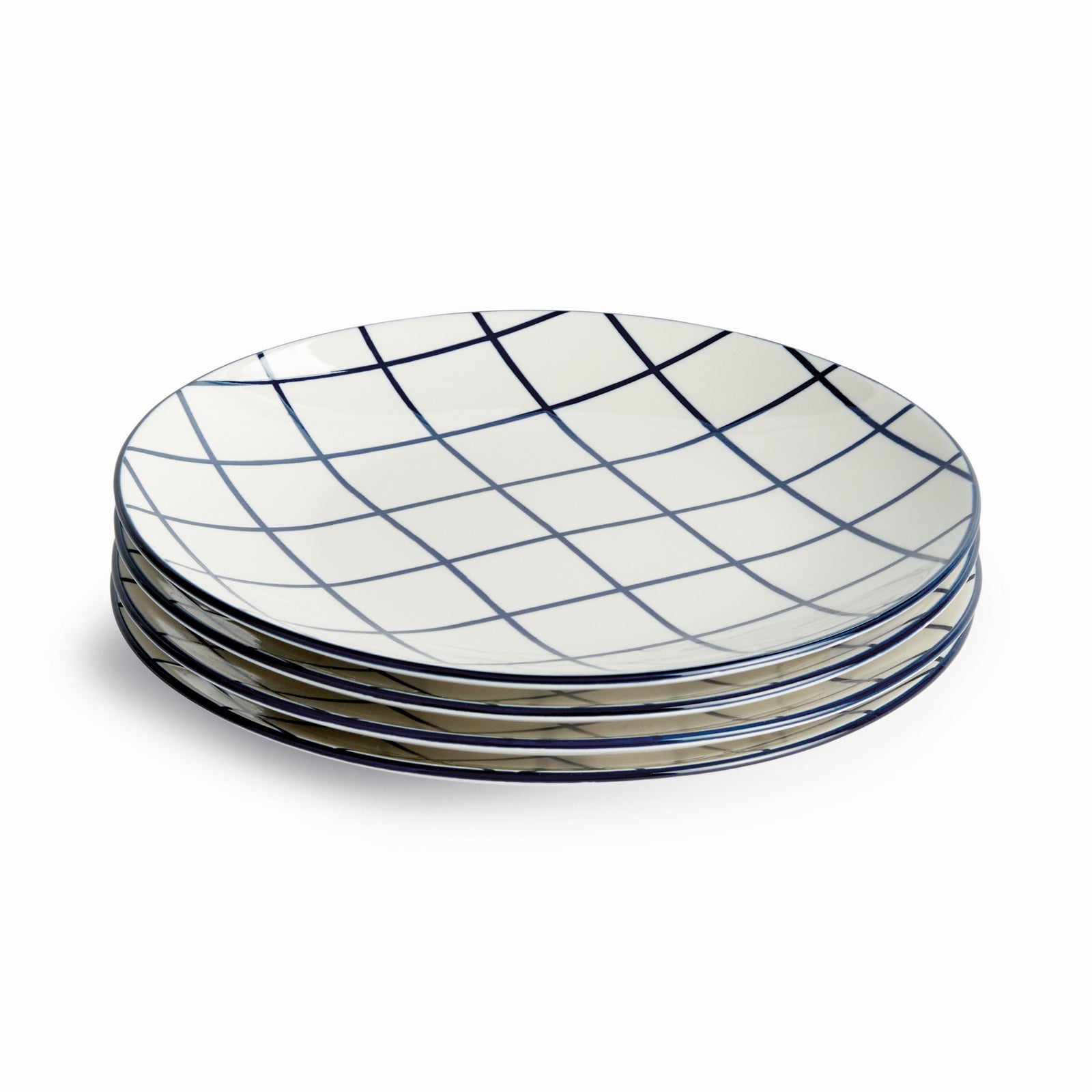 STRIA 8.5" PLATES, SET OF 4