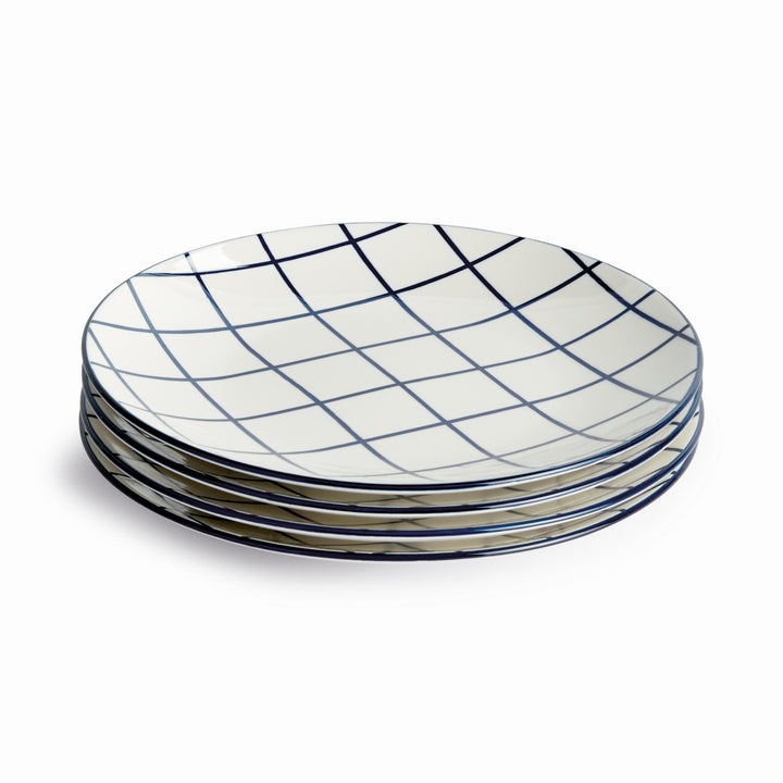 STRIA 8.5" PLATES, SET OF 4