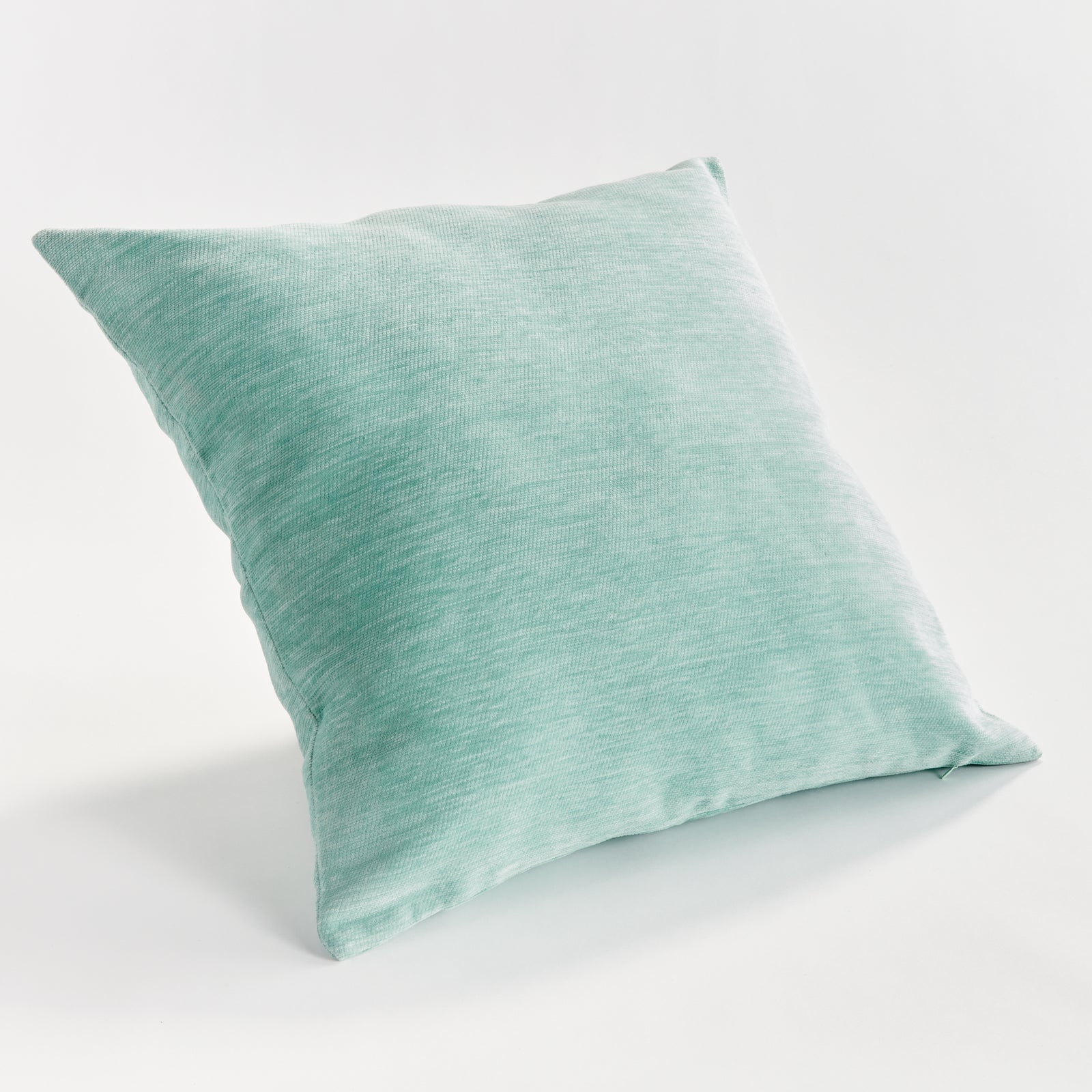SURI SQUARE INDOOR-OUTDOOR PILLOW 24" - Seafoam/White