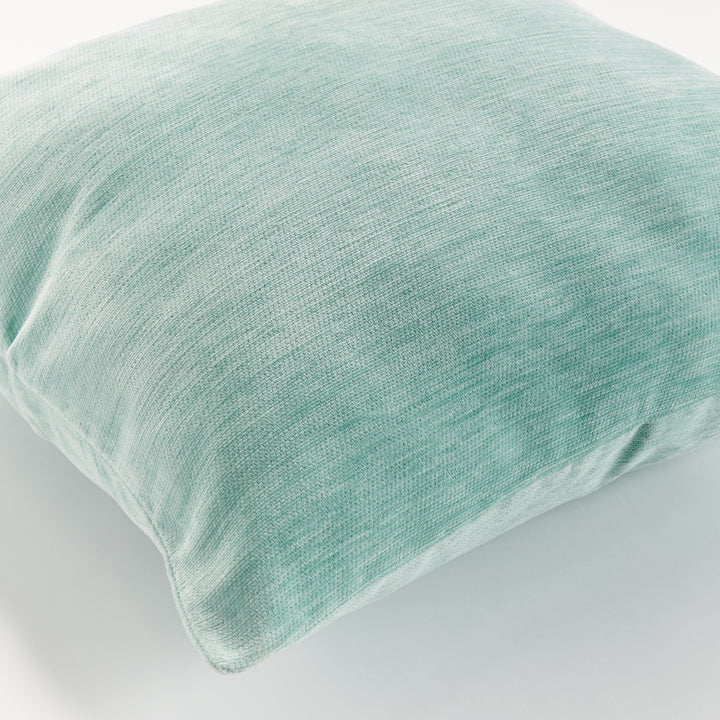 SURI SQUARE INDOOR-OUTDOOR PILLOW 24" - Seafoam/White