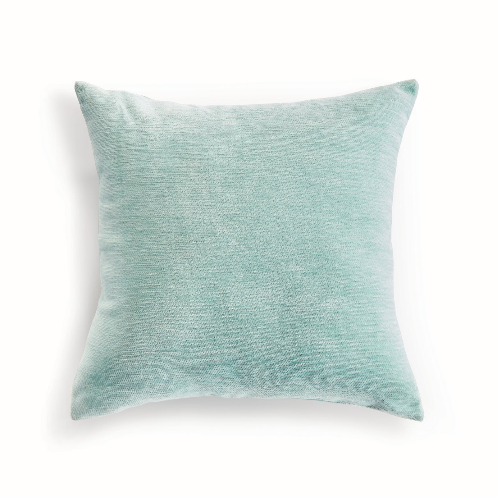 SURI SQUARE INDOOR-OUTDOOR PILLOW 20" - Seafoam/White