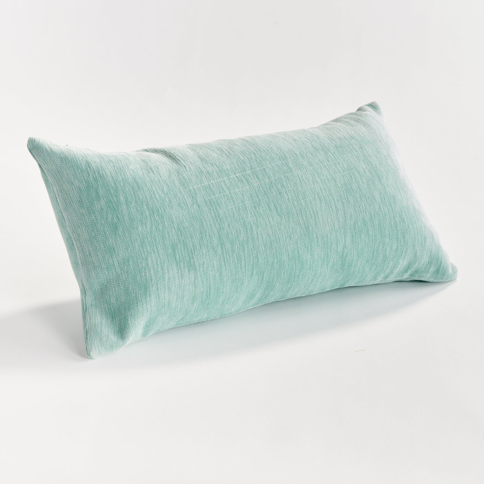 SURI LUMBAR INDOOR-OUTDOOR PILLOW - Seafoam/White