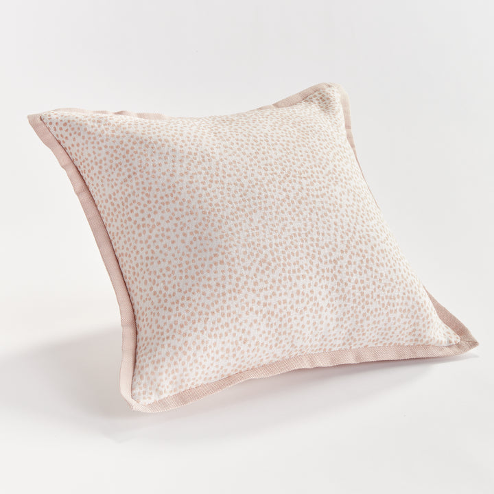 BRITT SQUARE INDOOR-OUTDOOR PILLOW 20" - Blush/White