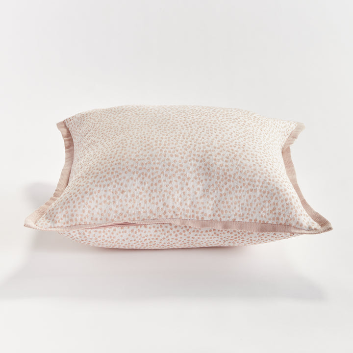 BRITT SQUARE INDOOR-OUTDOOR PILLOW 20" - Blush/White