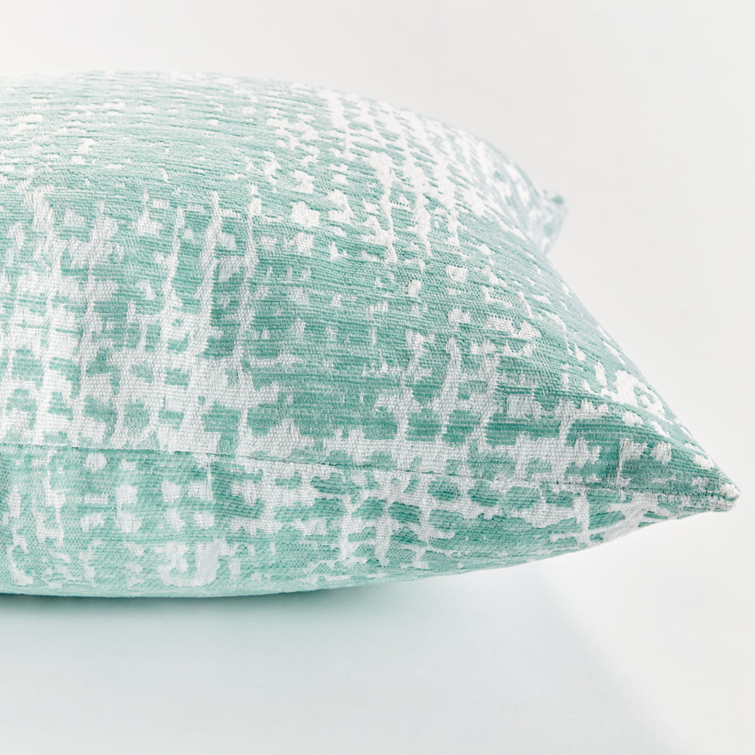 HANA SQUARE INDOOR-OUTDOOR PILLOW 24" - Seafoam