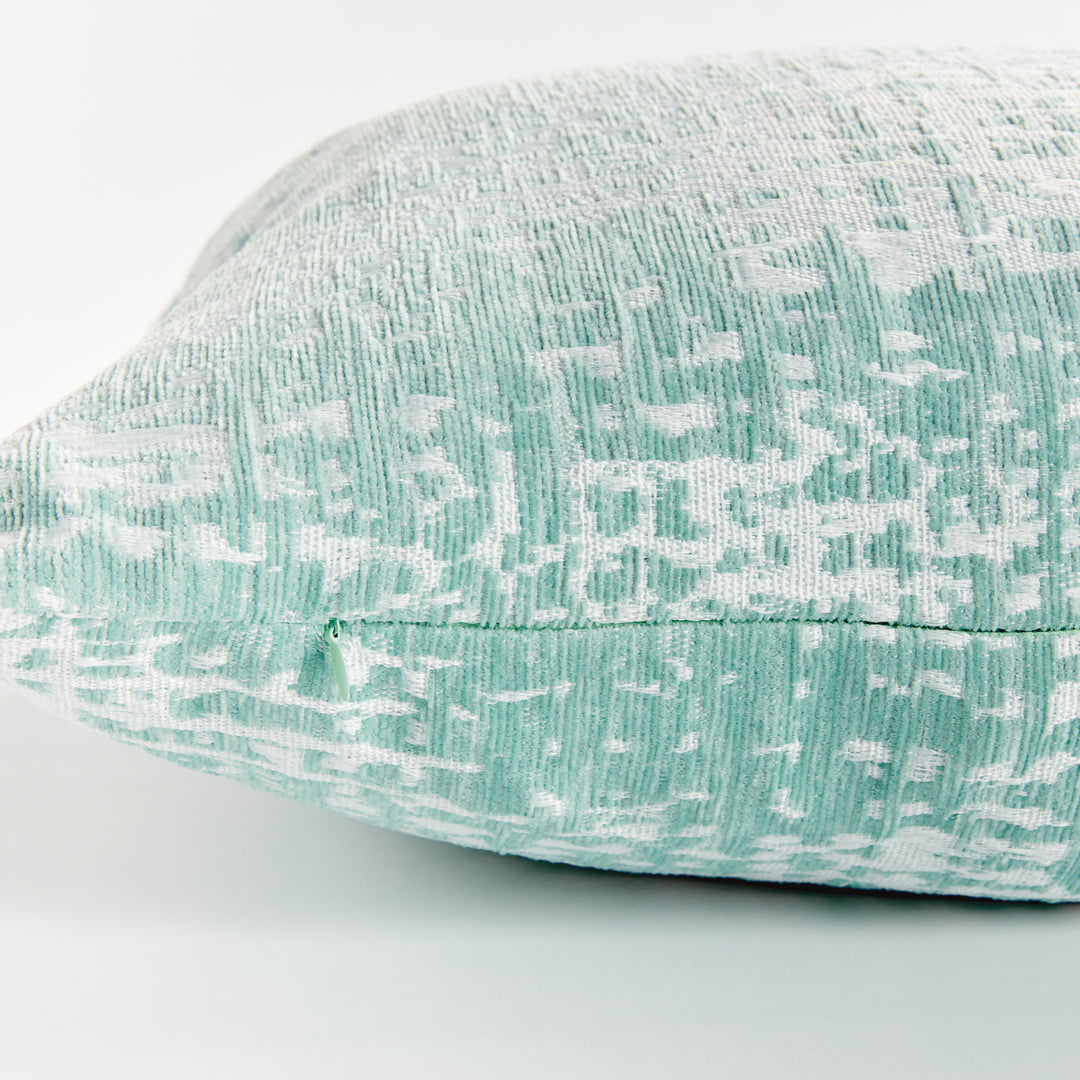 HANA SQUARE INDOOR-OUTDOOR PILLOW 24" - Seafoam