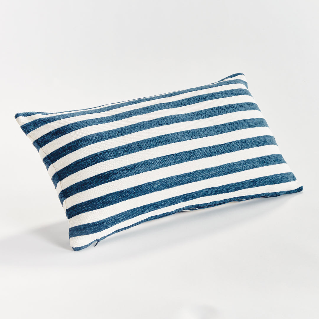 GRANT LUMBAR INDOOR-OUTDOOR PILLOW - Dark Blue