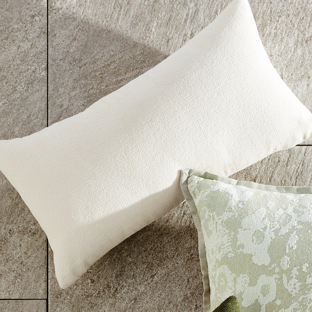 COOPER LUMBAR INDOOR-OUTDOOR PILLOW - Salt