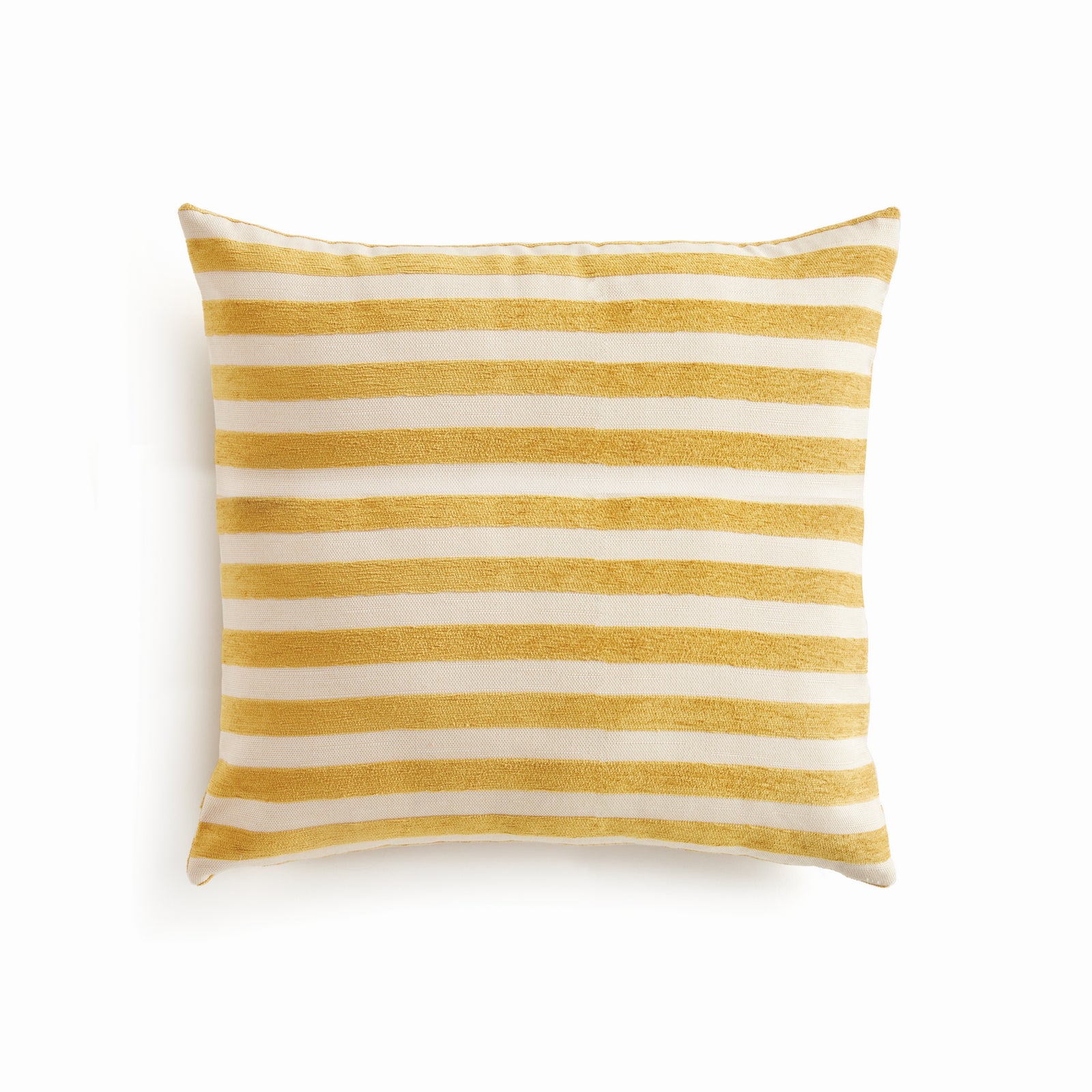 GRANT SQUARE INDOOR-OUTDOOR PILLOW 20" - Goldenrod/Cream