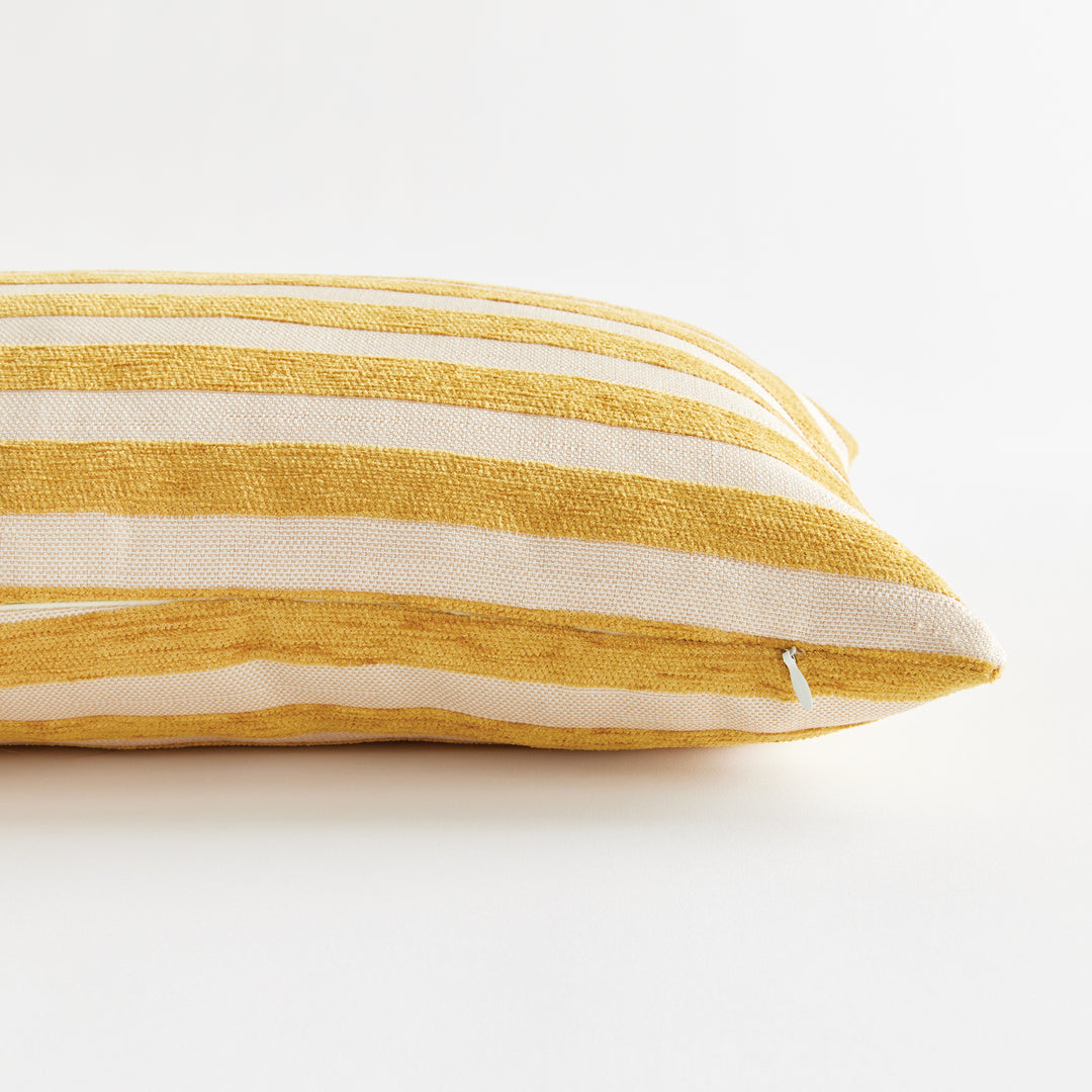 GRANT LUMBAR INDOOR OUTDOOR PILLOW - Goldenrold / Cream