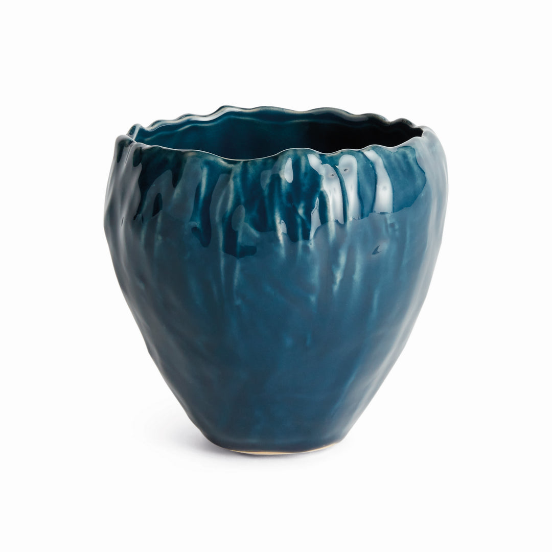 EVELYN POT SMALL - Dark Blue