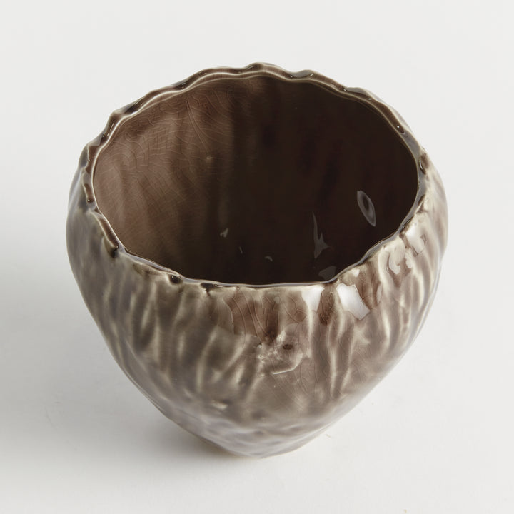 EVELYN POT SMALL - Brown