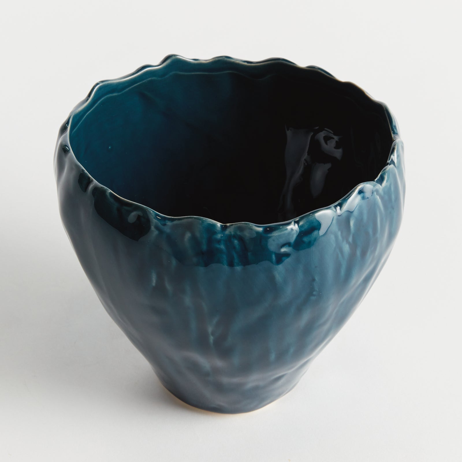 EVELYN POT LARGE - Dark Blue