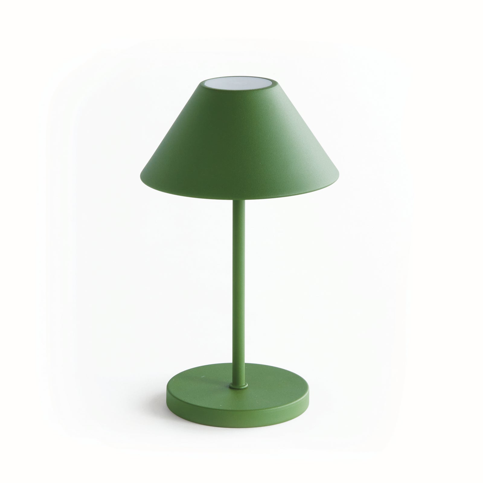 ALLUNA CORDLESS LED LAMP 10" - Green