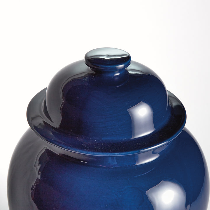 KOA LIDDED GINGER JAR LARGE - Navy