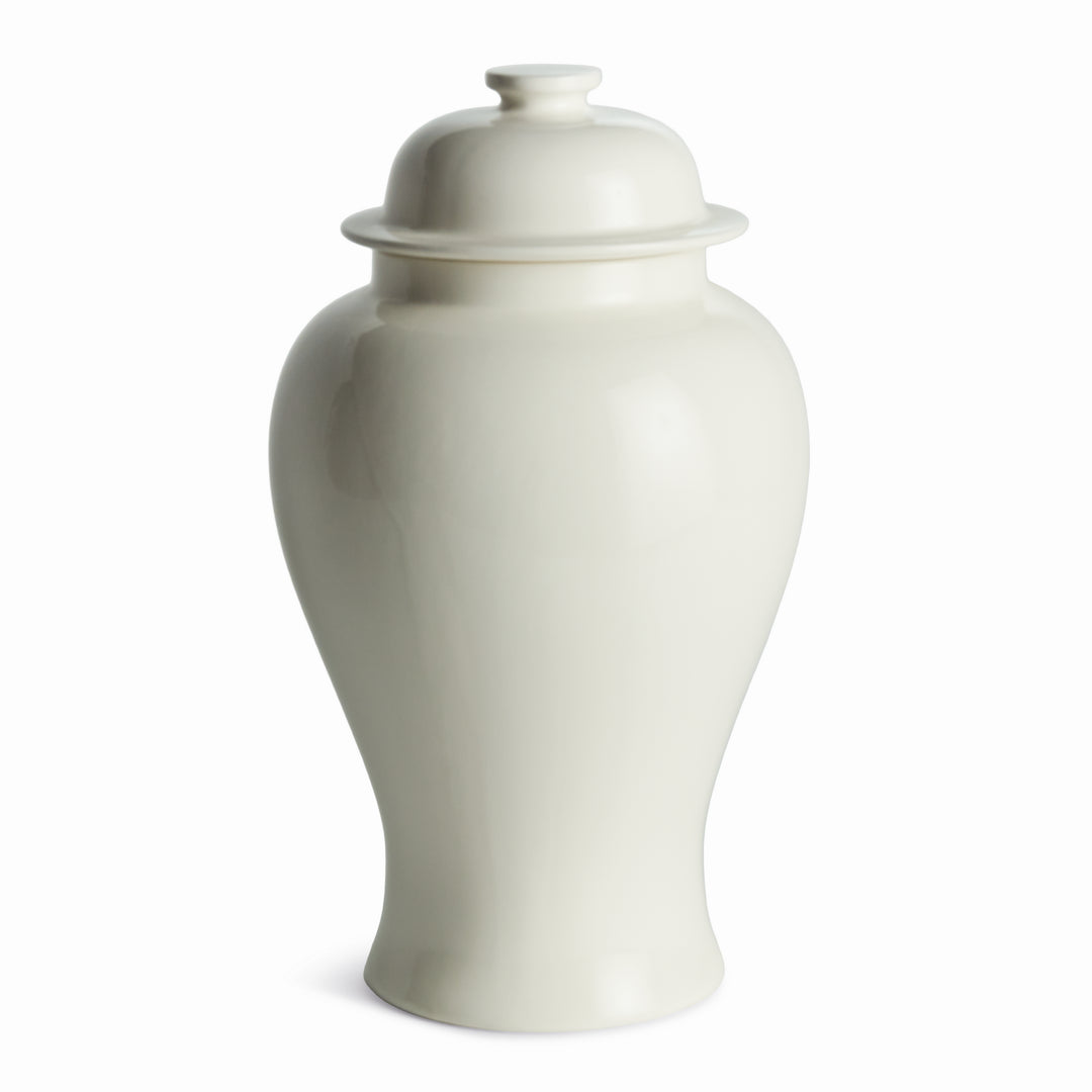KOA LIDDED GINGER JAR LARGE - White