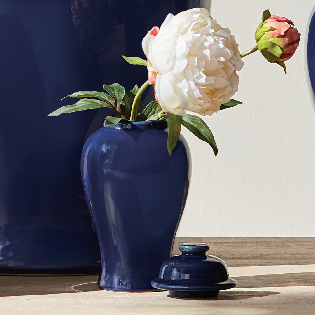 KOA LIDDED MINI GINGER JAR SMALL - Navy
