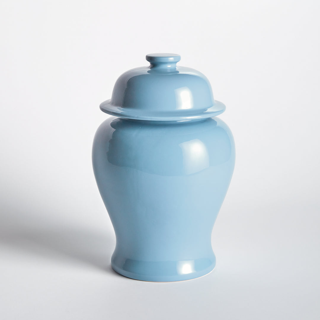 KOA WIDE LIDDED GINGER JAR SMALL - Blue