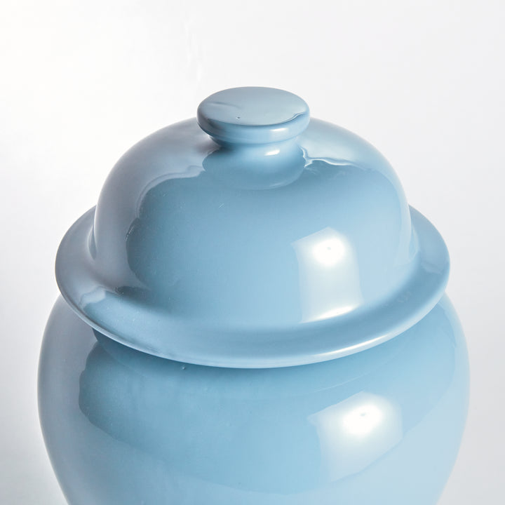 KOA WIDE LIDDED GINGER JAR SMALL - Blue