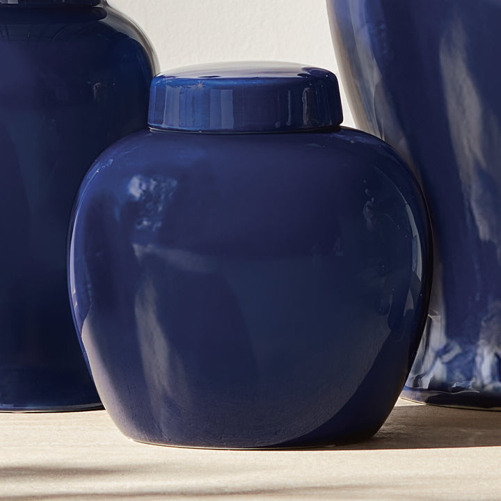 KOA LIDDED JAR - Navy