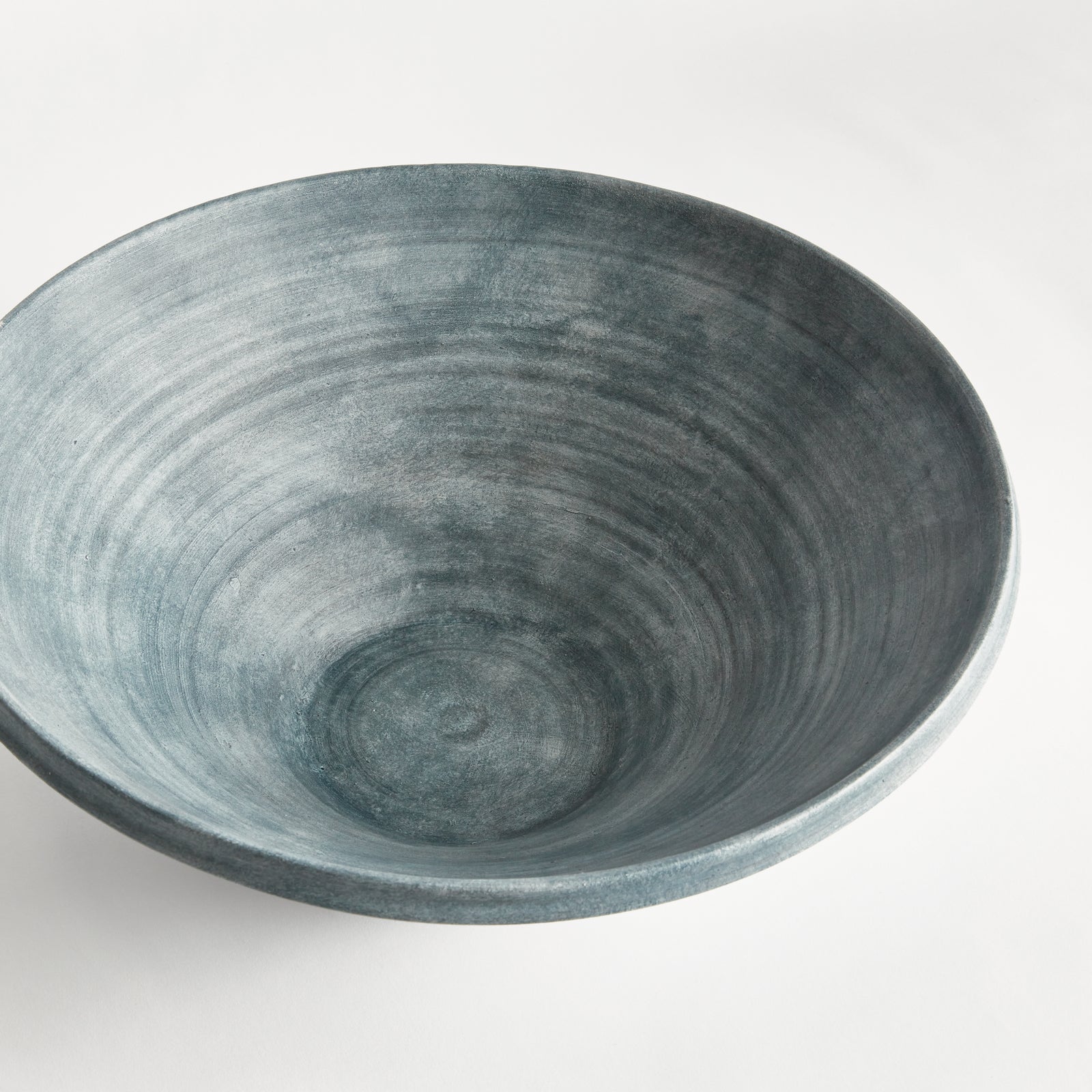 MIRELA GRANDE DECORATIVE BOWL - Washed Blue