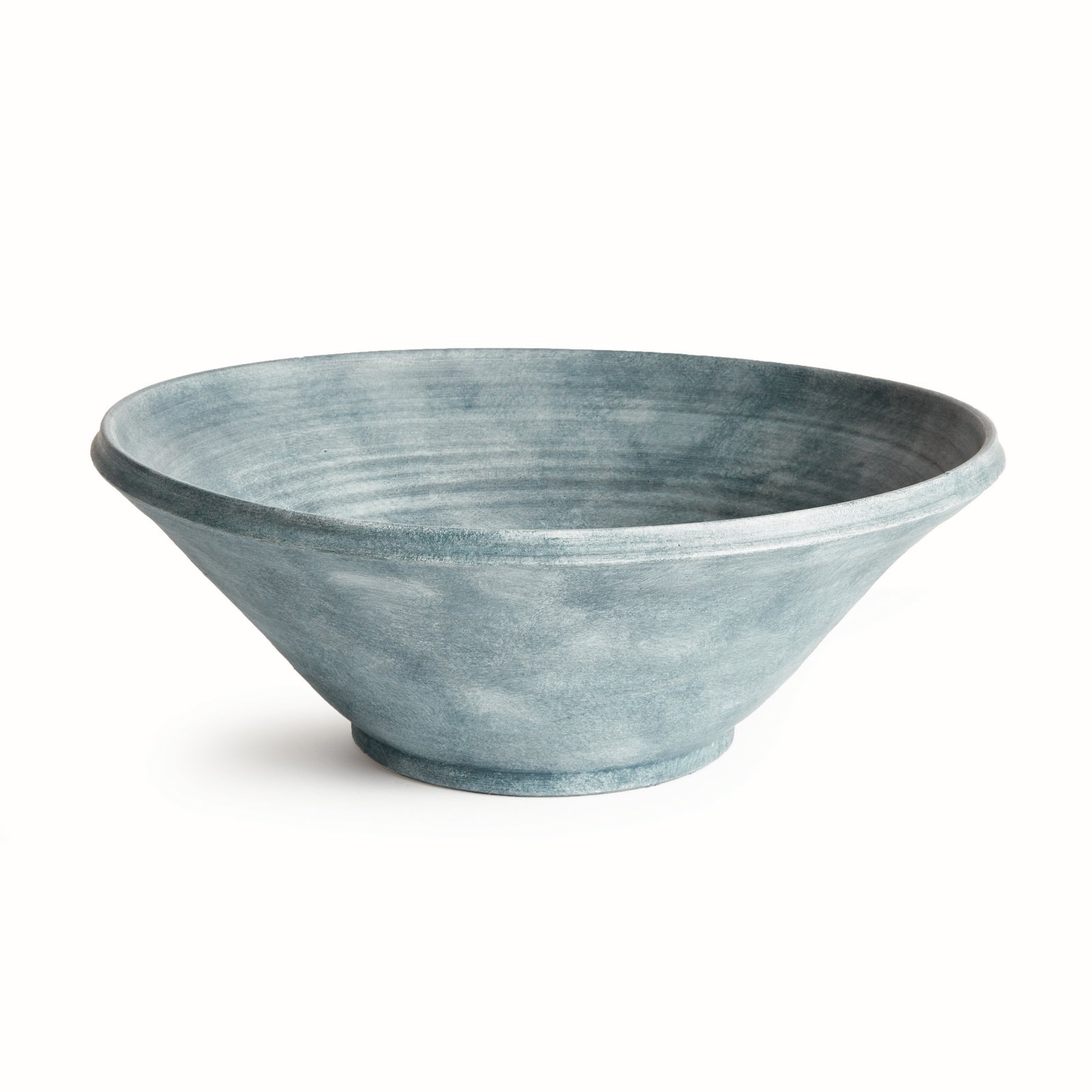 MIRELA GRANDE DECORATIVE BOWL - Washed Blue