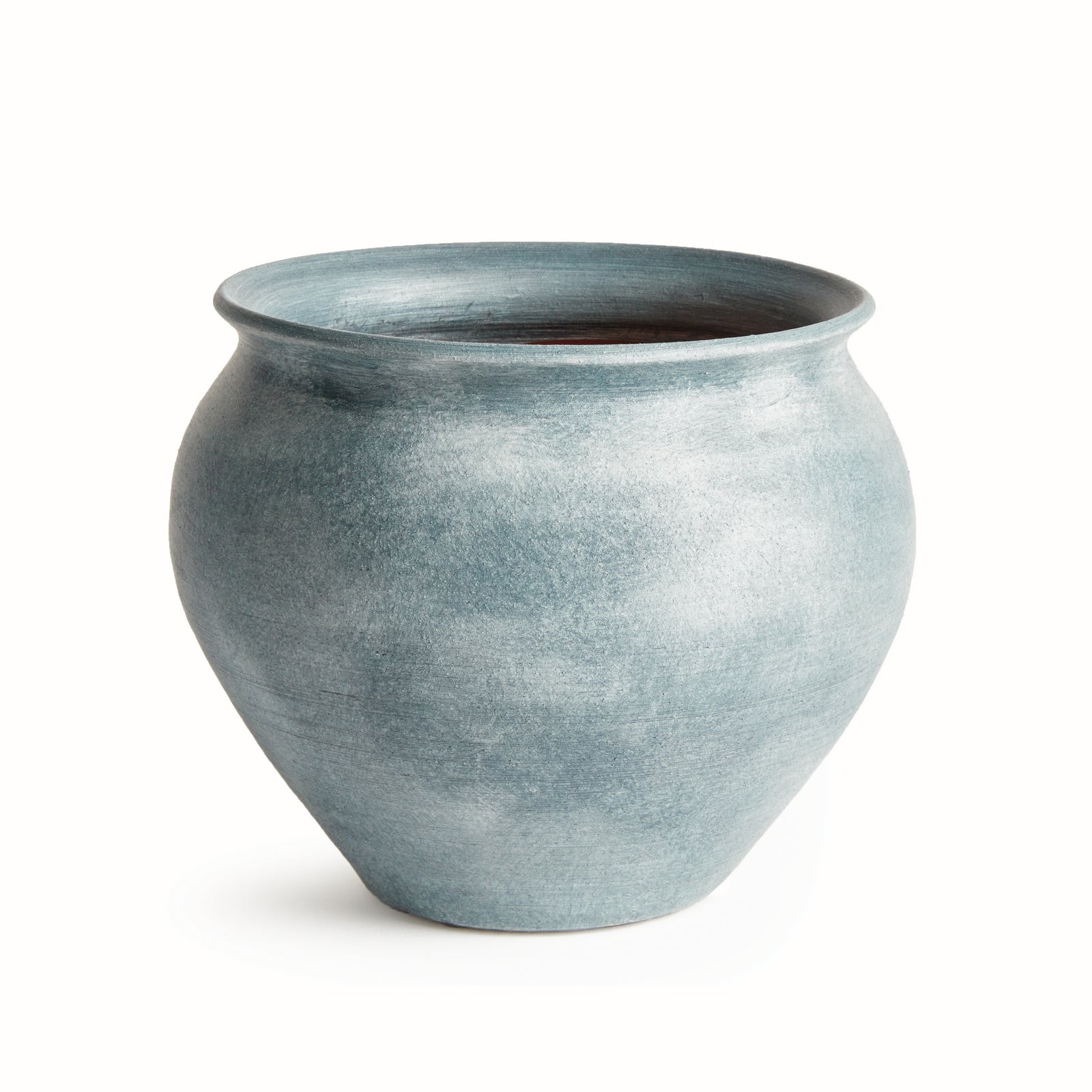 MIRELA DRUM VASE LARGE - Washed Blue
