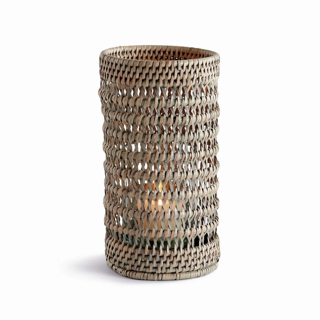 BURMA RATTAN HURRICANE SMALL - Graywash