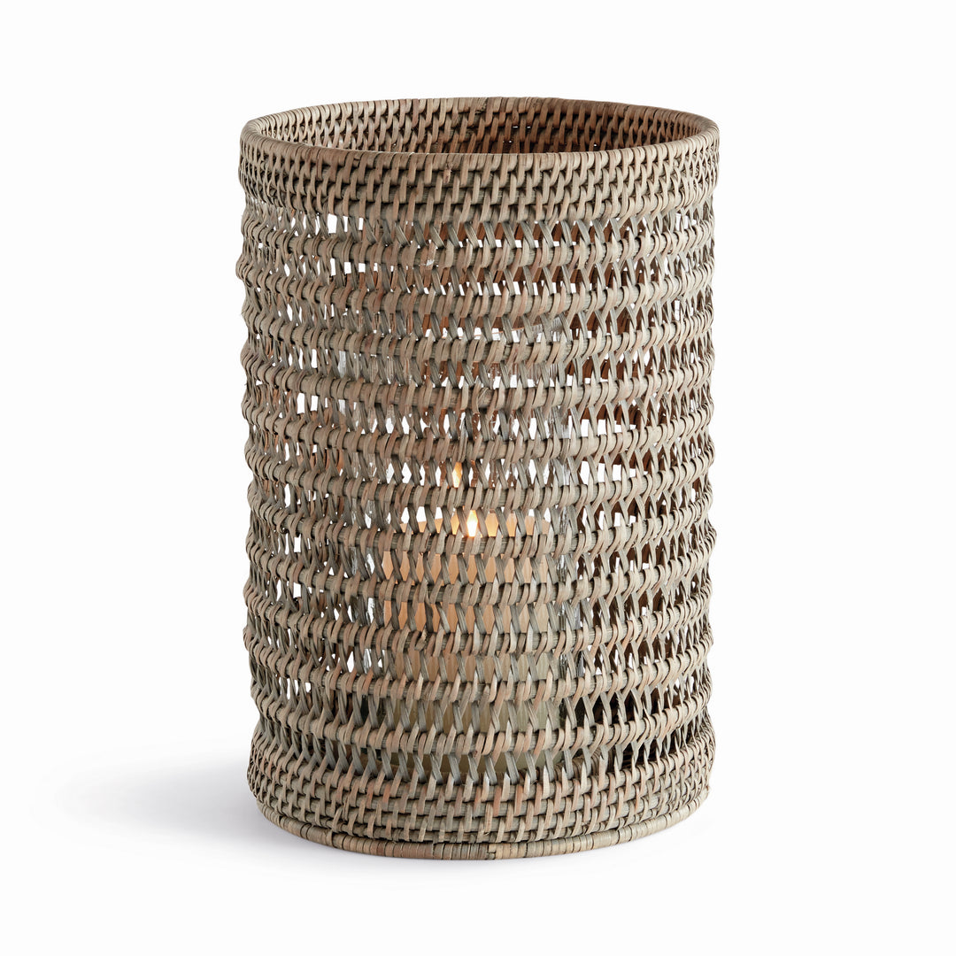 BURMA RATTAN HURRICANE LARGE - Graywash