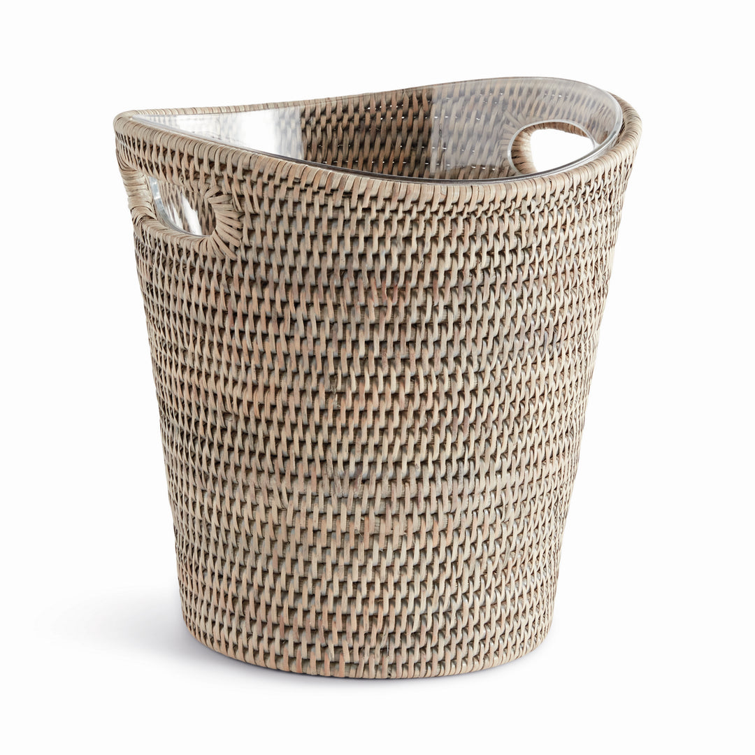 BURMA RATTAN BEVERAGE TUB SMALL - Graywash
