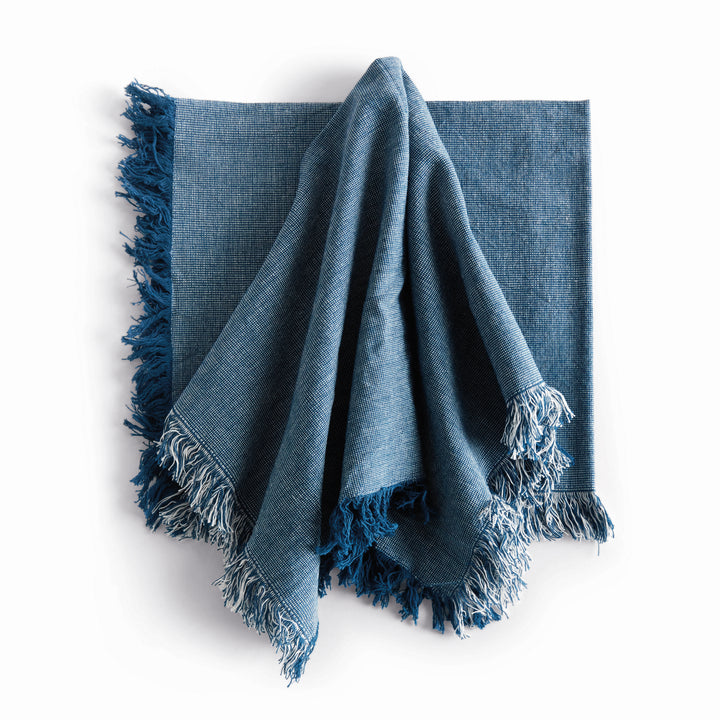 AURA DINNER NAPKINS, SET OF 4 - Dark Blue