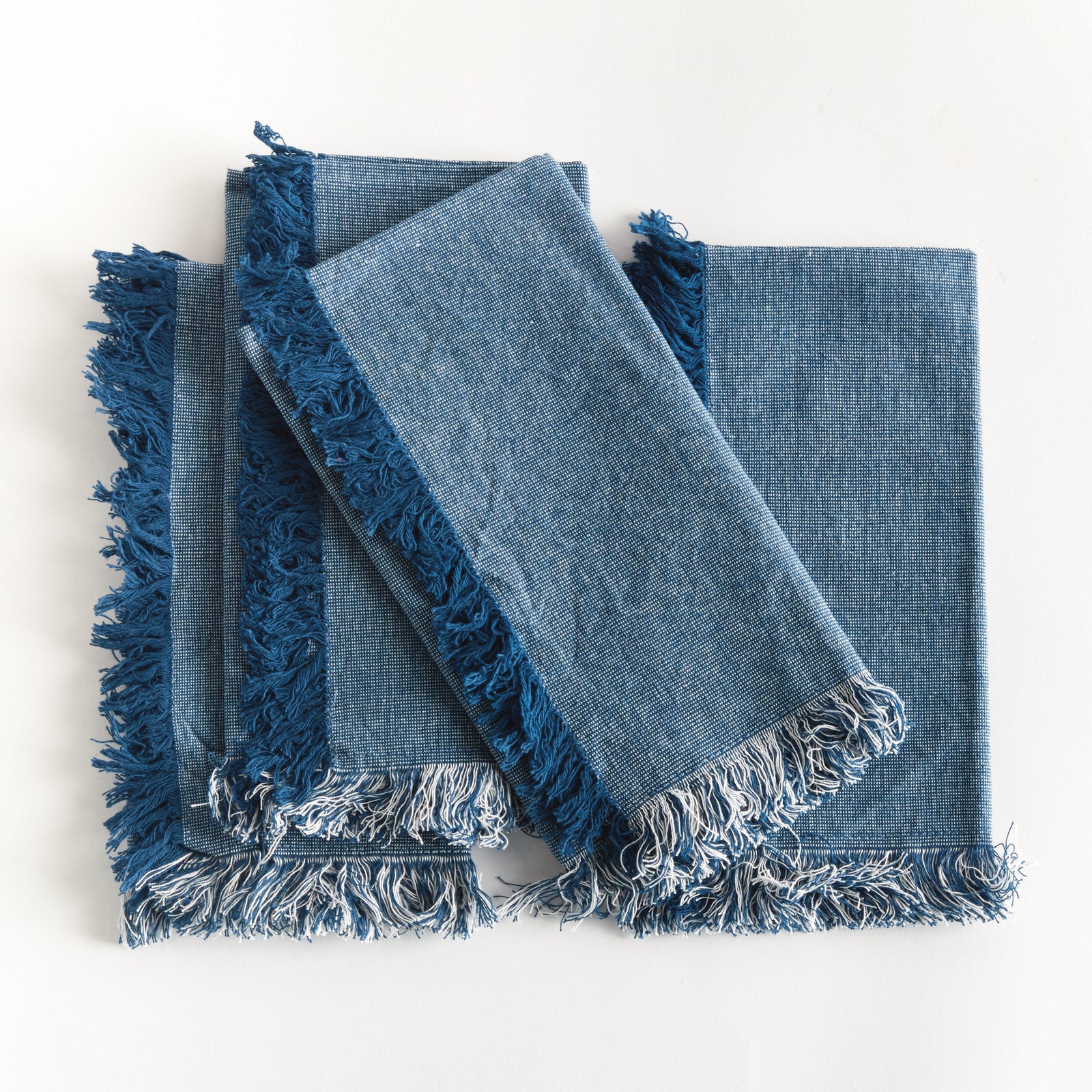 AURA DINNER NAPKINS, SET OF 4 - Dark Blue