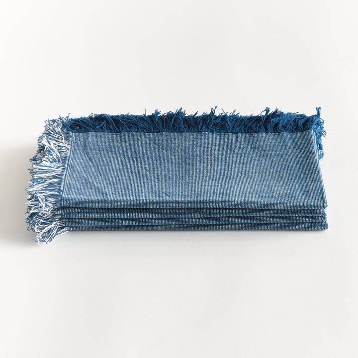 AURA DINNER NAPKINS, SET OF 4 - Dark Blue