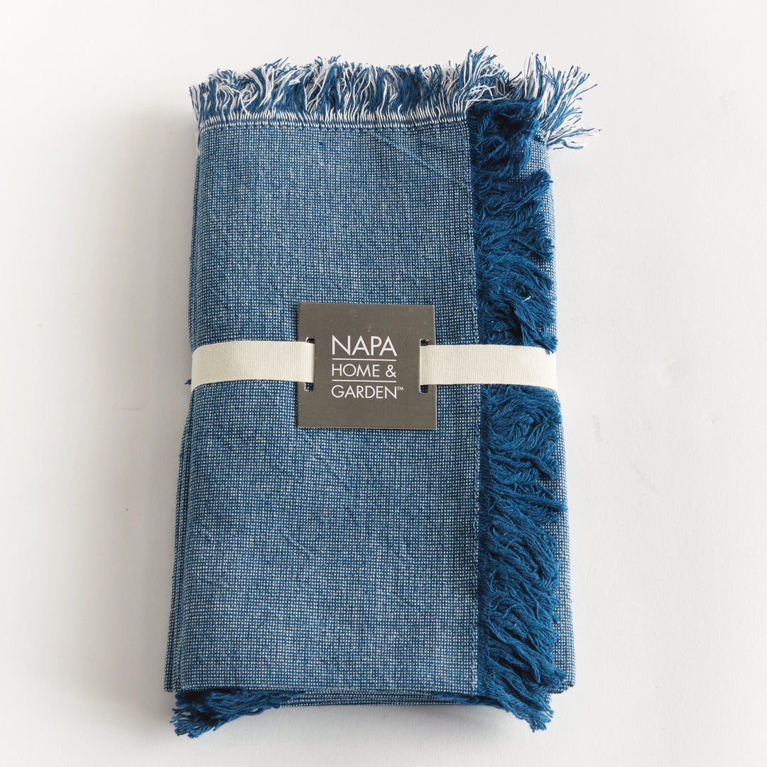 AURA DINNER NAPKINS, SET OF 4 - Dark Blue