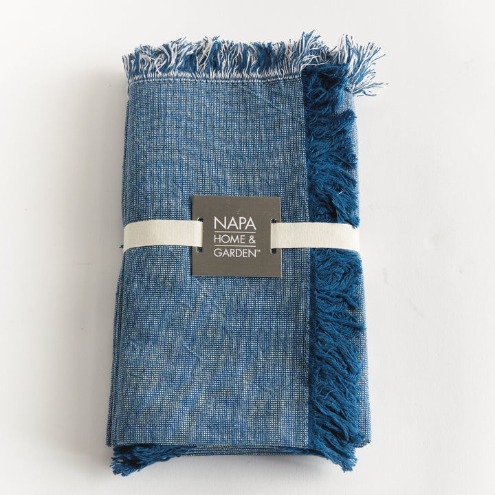 AURA DINNER NAPKINS, SET OF 4 - Dark Blue