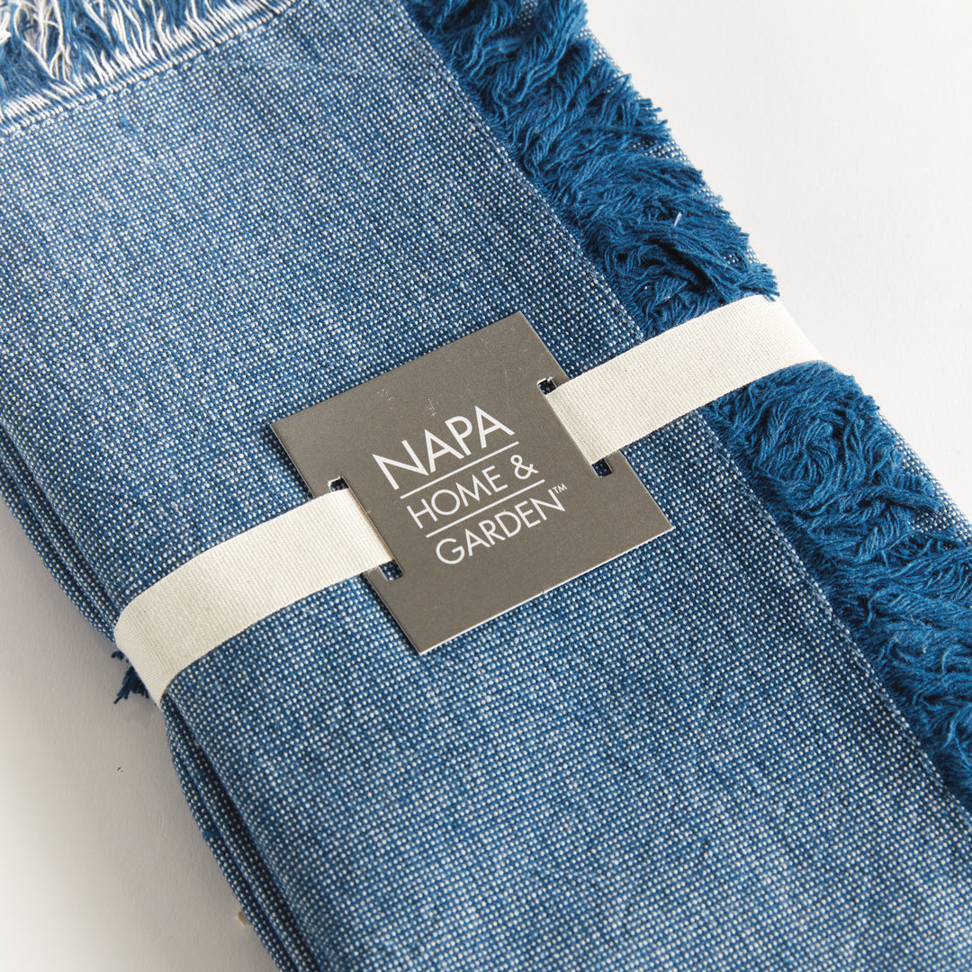 AURA DINNER NAPKINS, SET OF 4 - Dark Blue