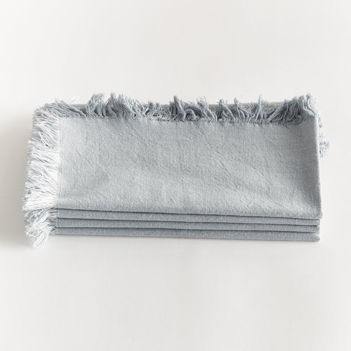 AURA DINNER NAPKINS, SET OF 4 - Light Blue
