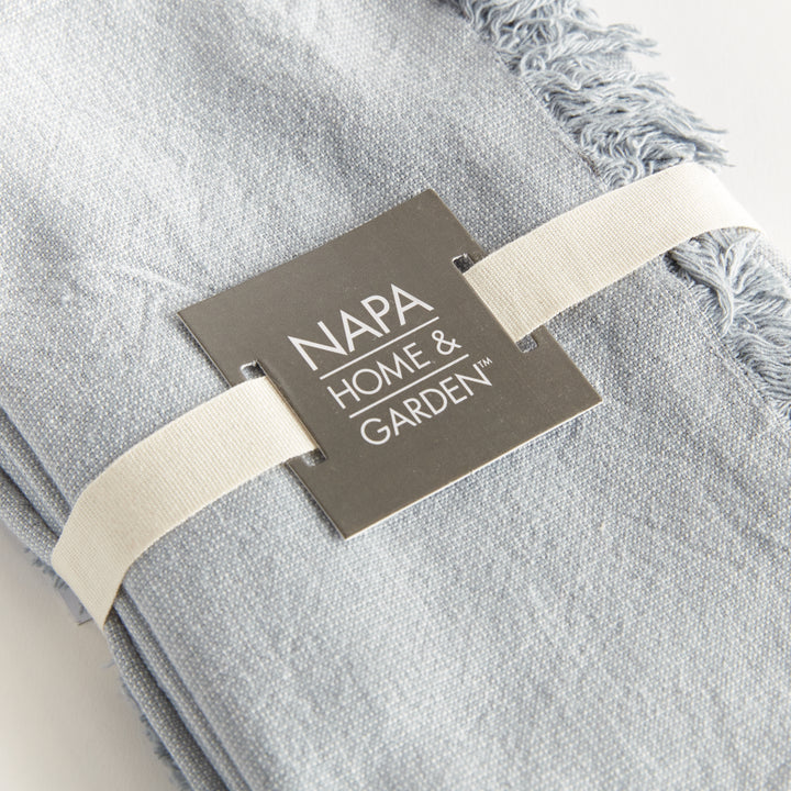 AURA DINNER NAPKINS, SET OF 4 - Light Blue