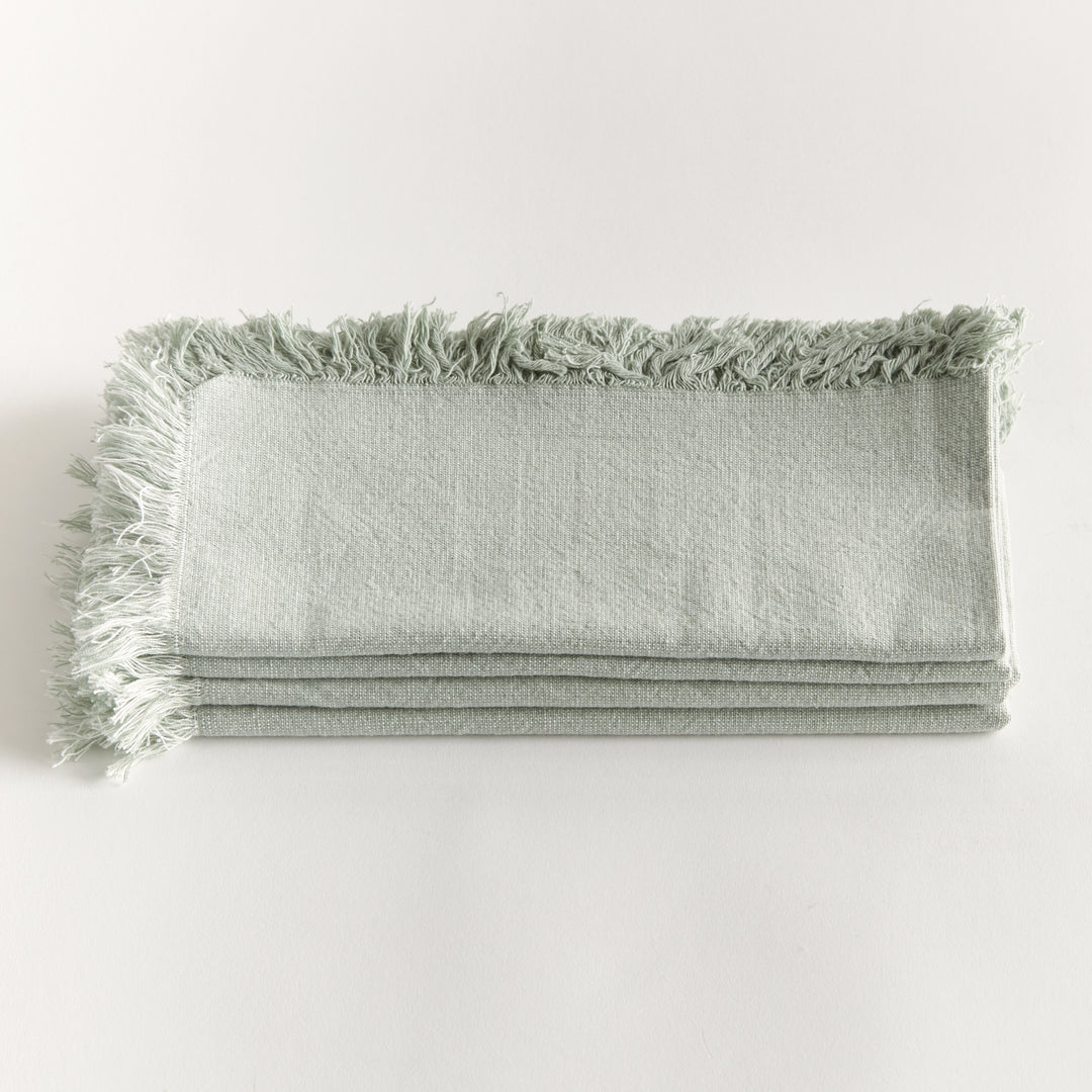AURA DINNER NAPKINS, SET OF 4 - Green