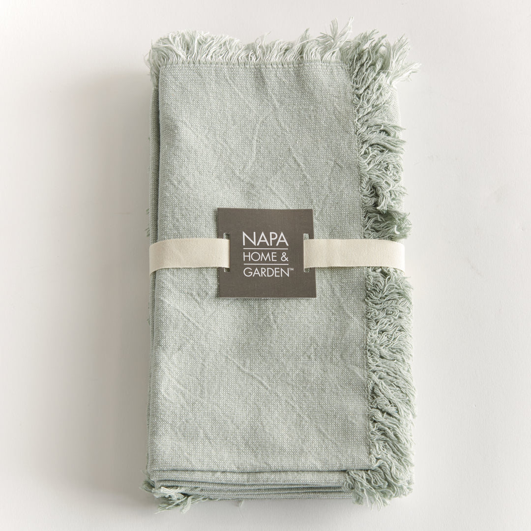 AURA DINNER NAPKINS, SET OF 4 - Green