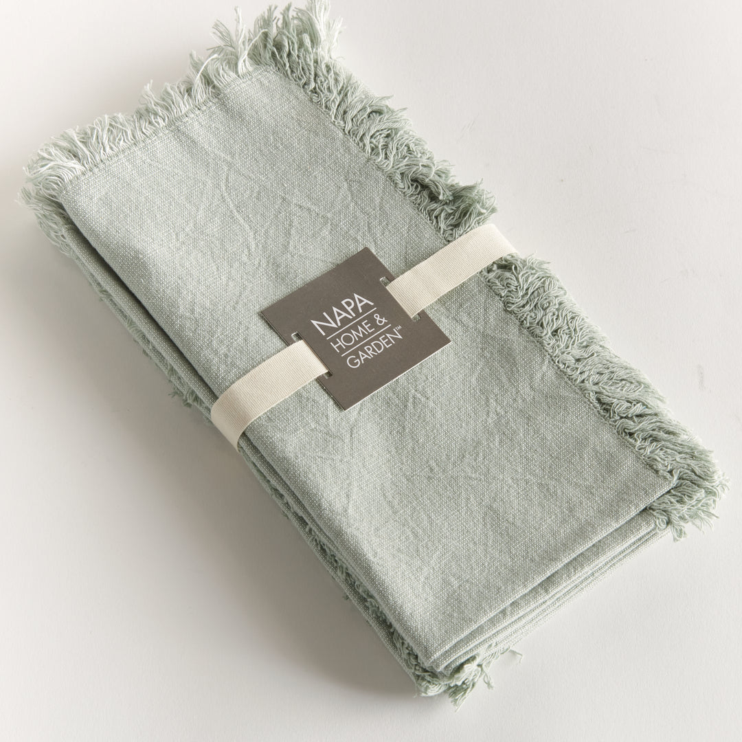 AURA DINNER NAPKINS, SET OF 4 - Green