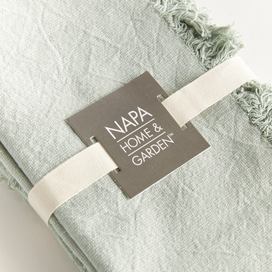AURA DINNER NAPKINS, SET OF 4 - Green