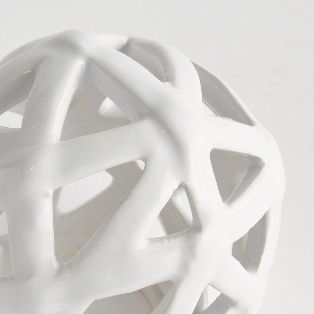 ALICIA ORB SMALL - White