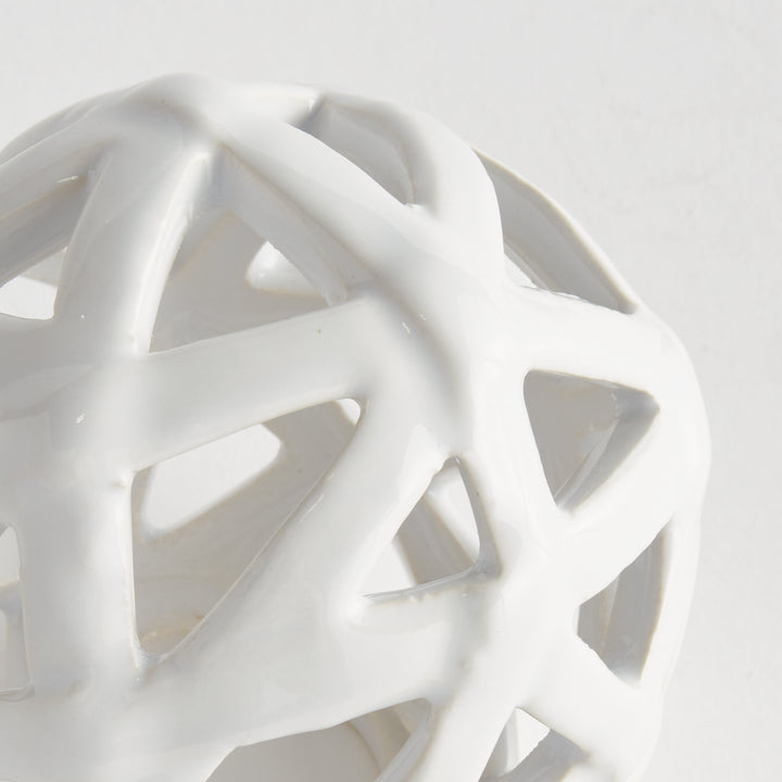 ALICIA ORB SMALL - White
